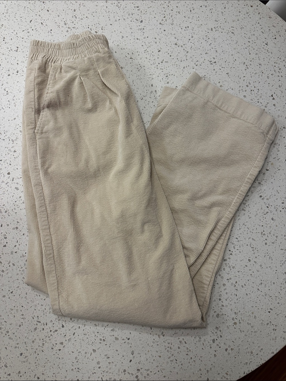 Lioness Cream Corduroy Pants Small